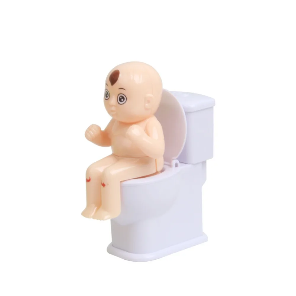 Lustige Toilette Pee Schießen Wasser Spielzeug Wasser Spray Squirt Junge Wasser Spray Angst Relief Tricky Squirt Puppe Spielzeug Kinder