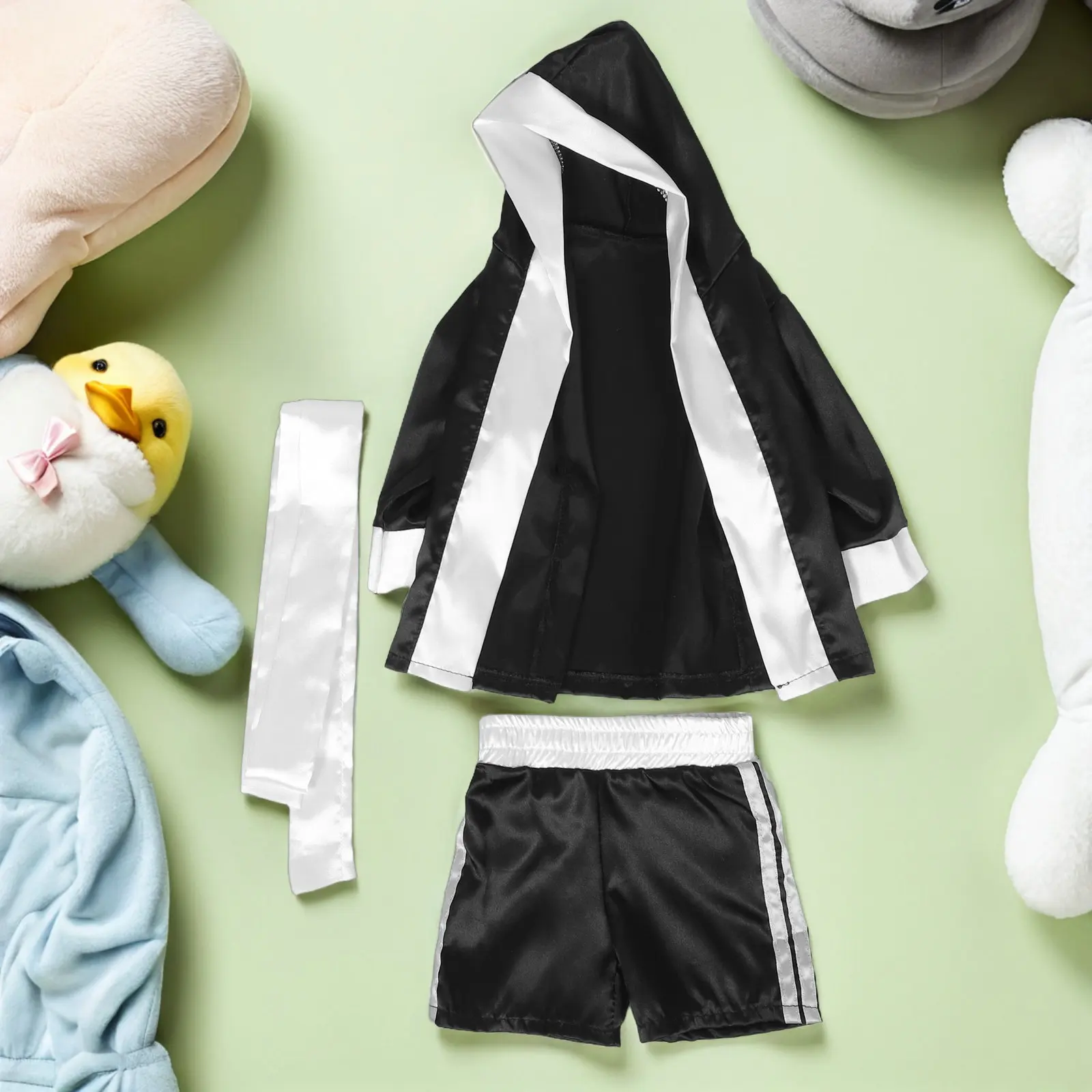 

Комплект из 1 предмета: костюм в стиле боксерской униформы для младенцев, милый реквизит для фотосессий новорожденных, легко надеваемый дизайн, дышащая ткань