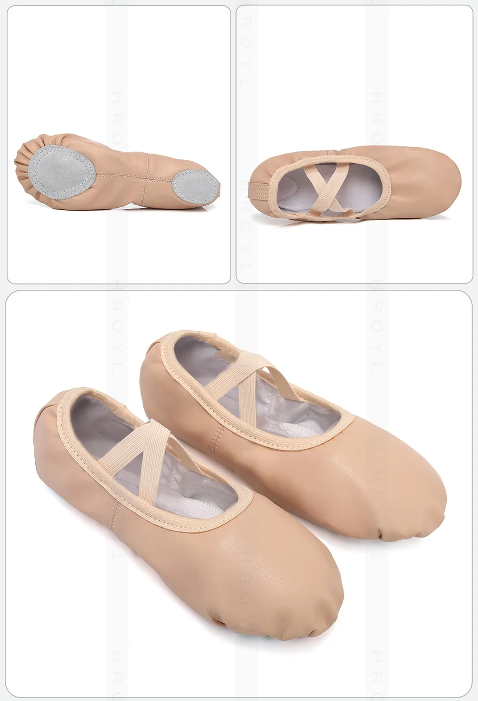 Ballett Tanzschuhe Mädchen Frauen Ballett Tanzschuhe Wohnungen für Damen Damen Ballett Hausschuhe Schuhe Salsa Praxis Trainingsschuhe – Detail 9