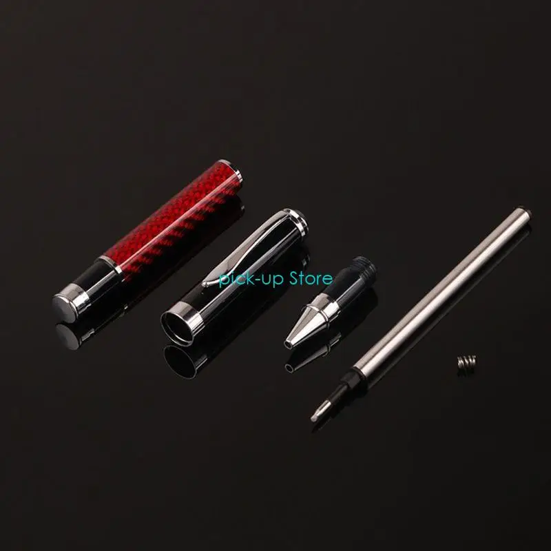 Q5WA ألياف الكربون التوقيع هلام قلم حبر أسود الأعمال الكتابة مكتب اللوازم المدرسية القرطاسية