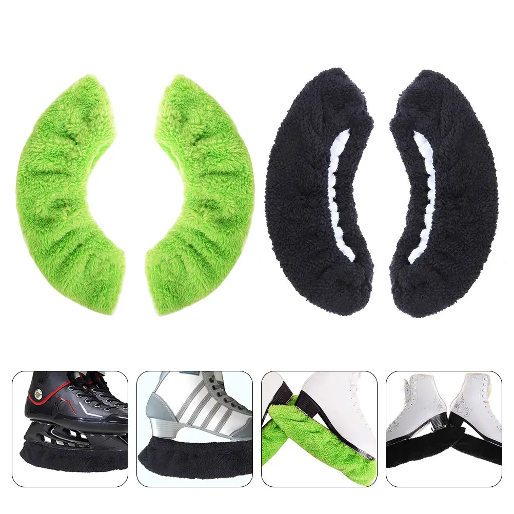 2pairs-ice-skate-blades-covers-soft-flexible-absorbent-material-reduces-moisture-exposure-protects-expensive-blades-from-rust