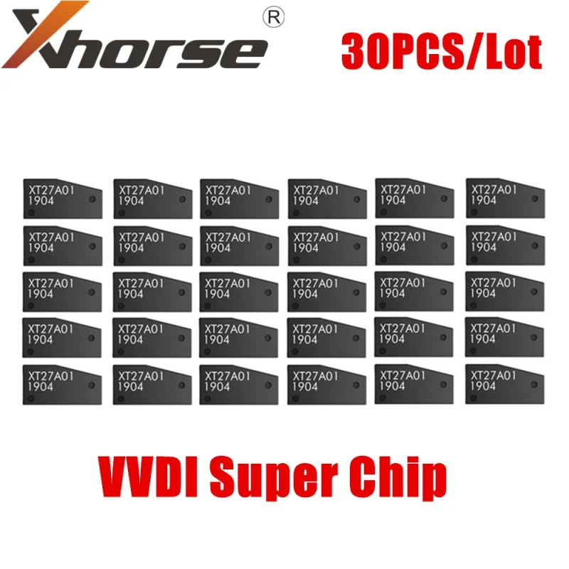 

Xhorse VVDI Super Chip XT27A01 XT27A66 Transponder 30pcs/Lot