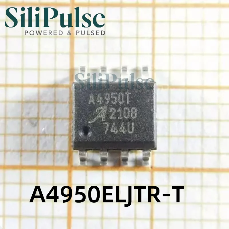 (5-20pcs) A4950ELJTR SOIC-8-EP 100% Original In Stock -40℃~+150℃@(Tj) 8V~40V 3.5A A4950ELJTR-T