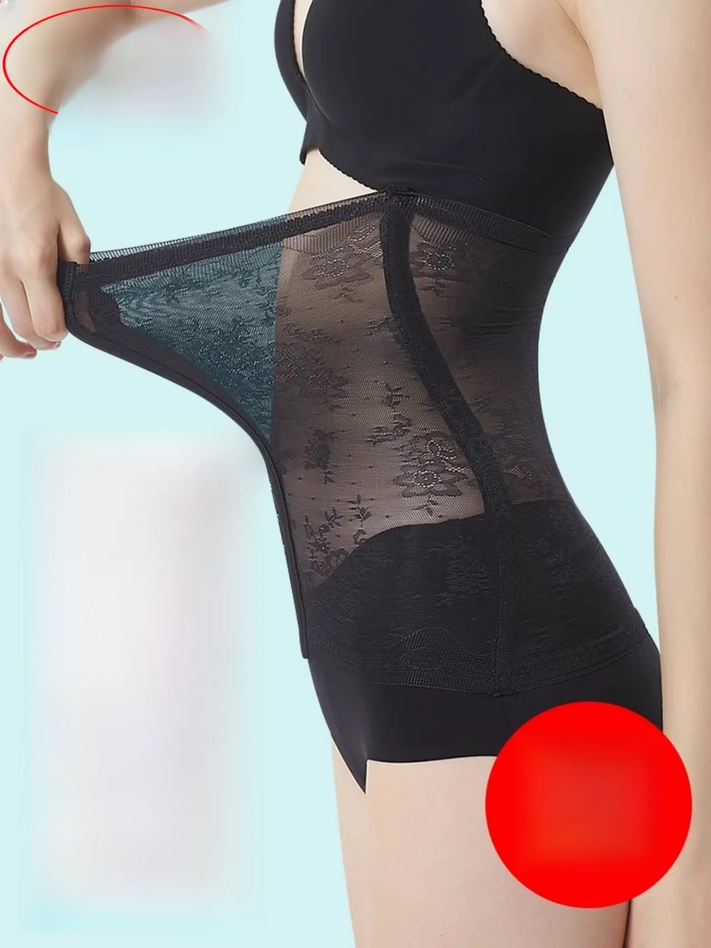 pantalones-de-control-de-abdomen-posparto-de-cintura-alta-para-mujer-ropa-interior-moldeadora-adelgazante-estilo-veraniego-fino-sexy-con-estampado-floral-de-algodon