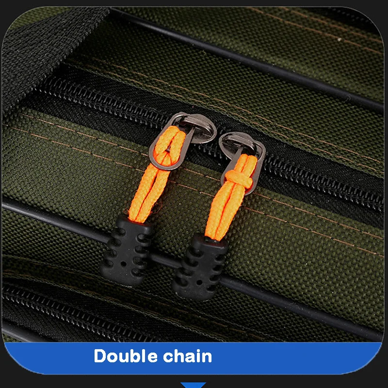 Waterproof fishing gear bag large-capacity belly fishing storage bag double layer three layer multi-function fishing rod bag