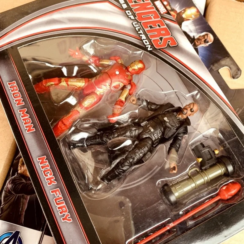Marvel Avengers Age Of Ultron Captain America Black Widow Iron Man Nick Fury Hawkeye Falcon Anime Figures Model Collect Toy