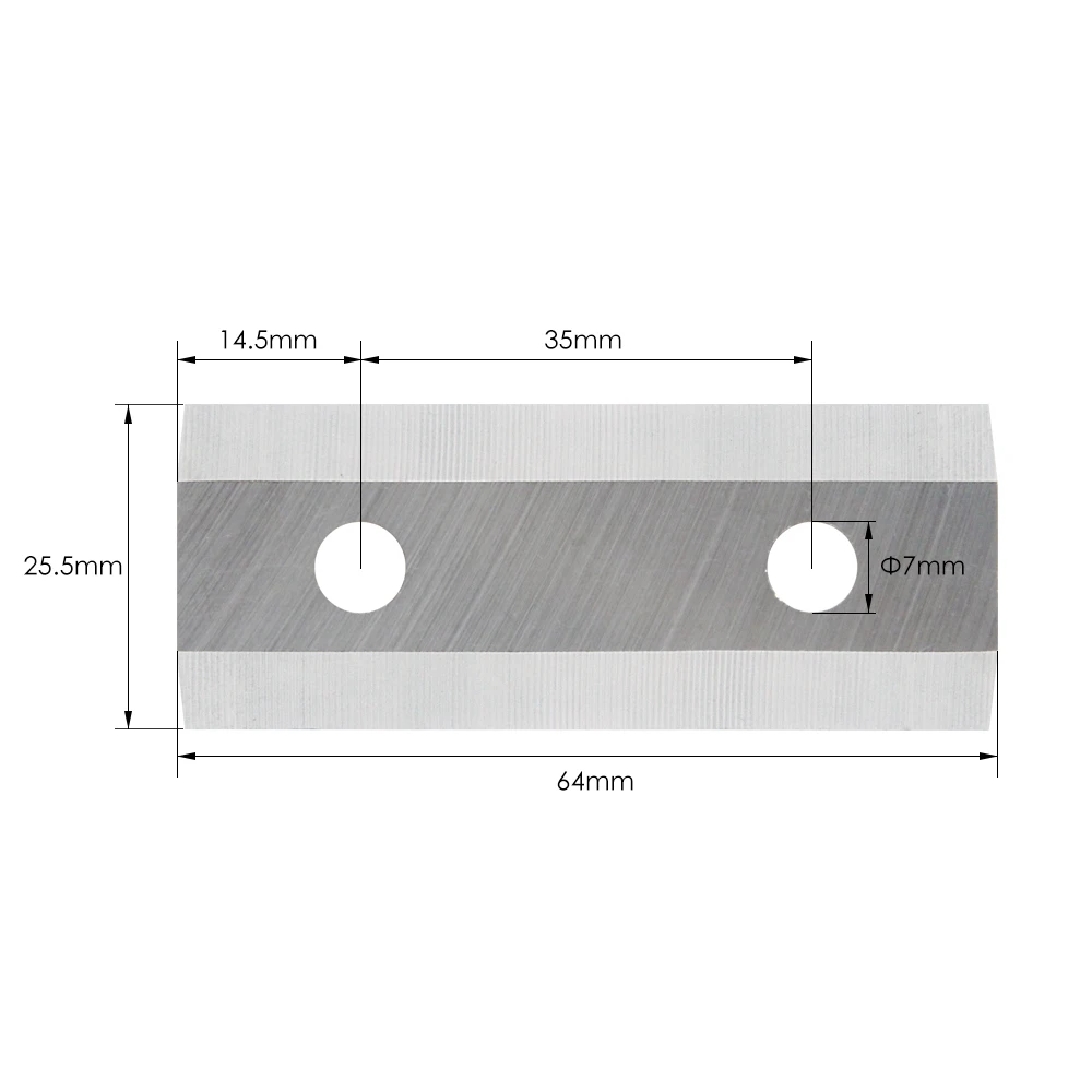 TASP 2pcs Garden Shredder Chipper Blade Knife Fits SCREWFIX TITAN TTB3535HR 2500W