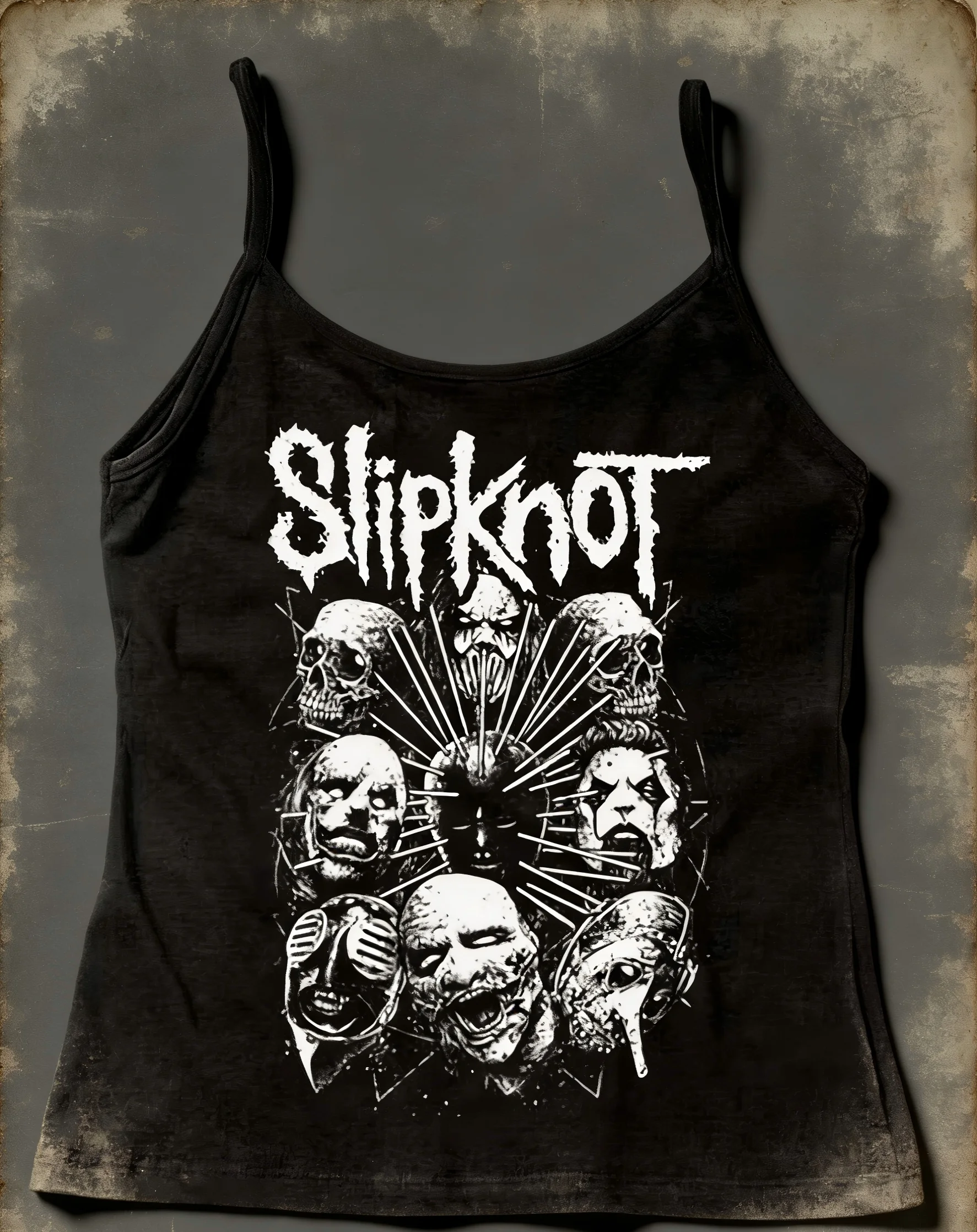 2026 Sommer-Tanktop im Gothic-Stil mit Totenkopf-Print, Spicy Girl Slim Fit und schlankmachendes Subkultur-Streetstyle-Top, Modetrend Y2K – Detail 3