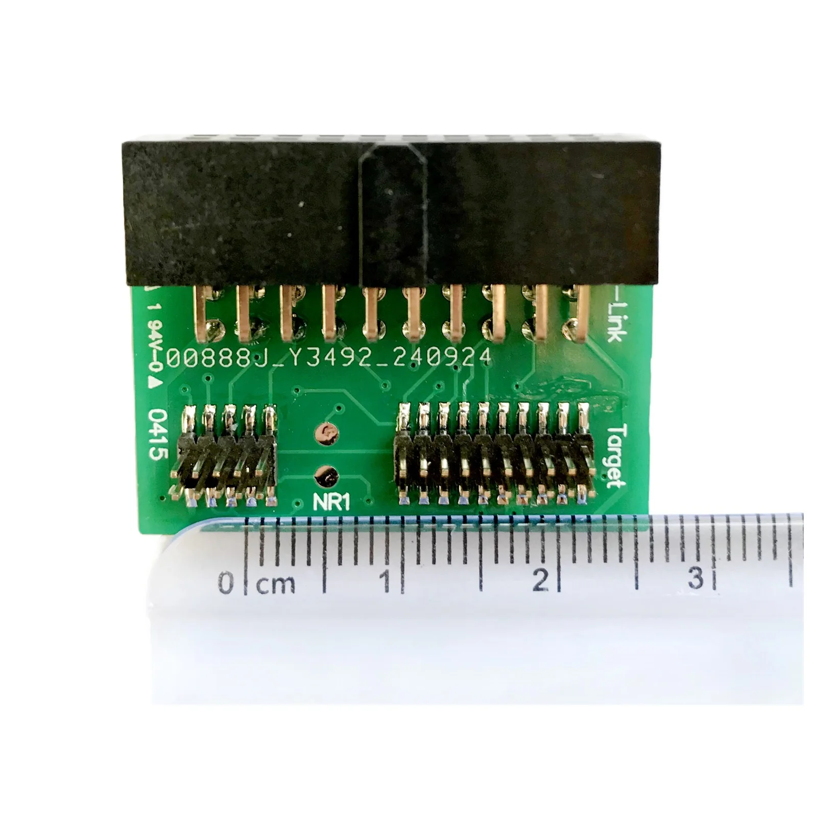 For J-Link v12 Jlink v12 V9 V8 JTAG SWD SWO 20 Pin 2.54mm to 19 Pin 1.27mm Cortex-M Adapter Connector ARM Interface