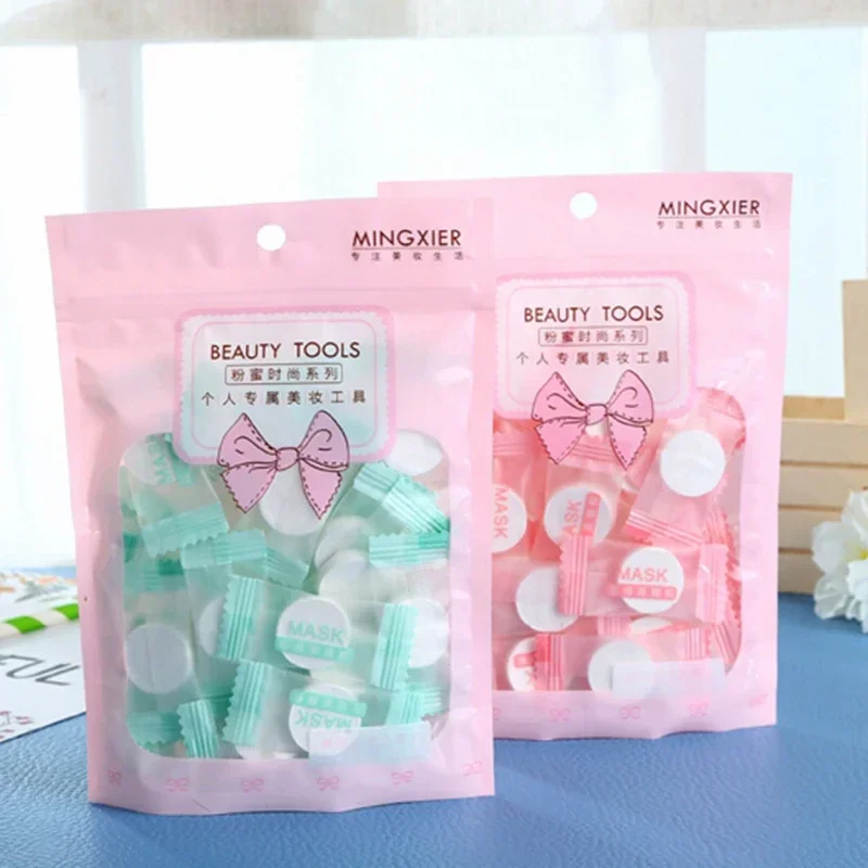Portable Compressed Granular Face Towels Disposable Cotton Coin Tissue Suitable For Travel  Makeup Remover Cleaning Moisturizing