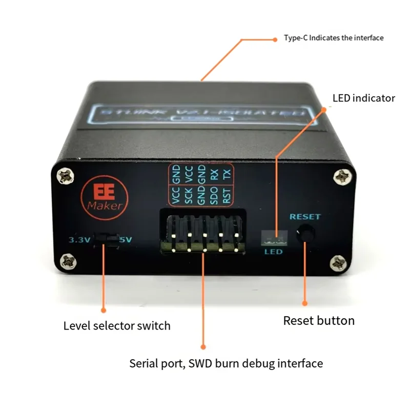 ABKI-для ST-LINKV2.1 Высоковольтная изоляция STLINKSTM32 Плата разработки загрузчика Горение записи Программирование Горение
