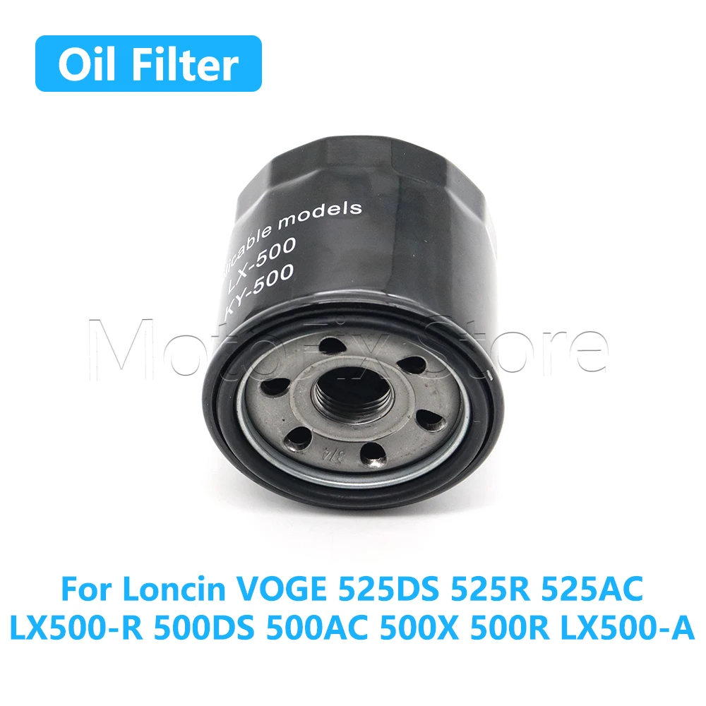 Motorcycle Oil Filter For Loncin VOGE 525DS 525R 525AC LX500-R 500DS 500AC 500X 500R LX500-A 500 525 DS R AC X