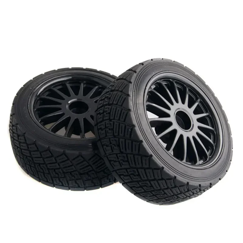 Moyeu de jantes de roue de 2.2 pouces et pneus de 80mm, pièce de voiture RC, 1/10 Fit 1:10 Gardens I WR8 Flux Rally 3.0 110697 94177, 4 pièces