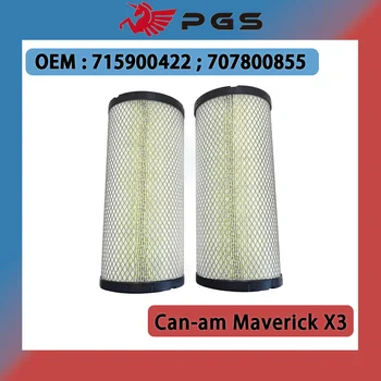 2 szt. Filtr powietrza 715900422 707800855   Dla Can-Am Maverick X3/XDS/XRS/XRC 900 MAX Turbo R Smart Lok 2017 2018