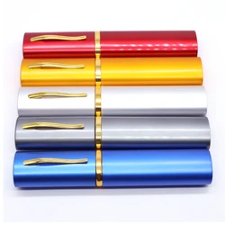 Elegant Portable Mini Metal Frame Pen Box Ultra-thin Men Women Reading Glasses Presbyopia Eyeglasses Box Eyewear Protector Pouch