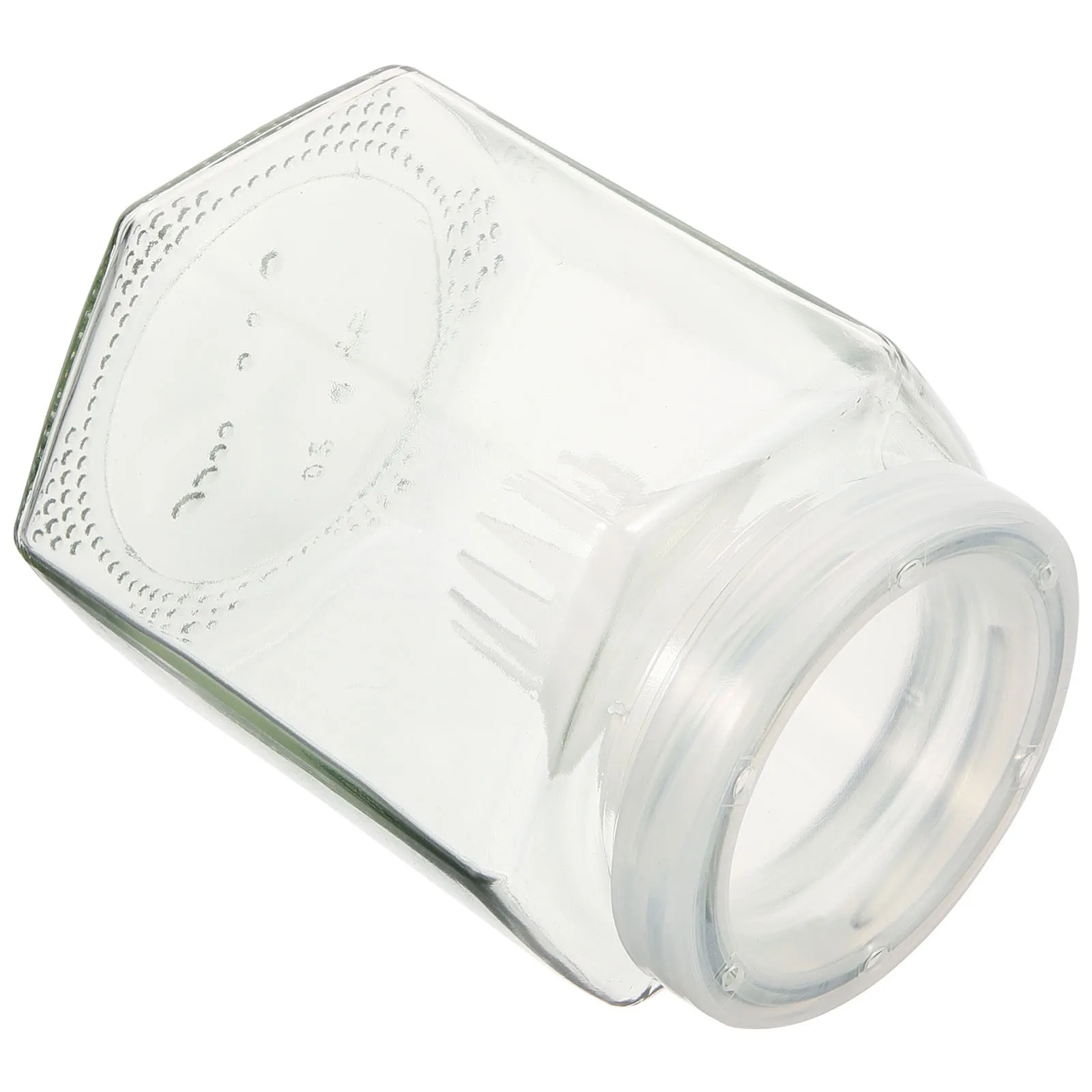 

Reinforced Glass Fish Bottle Portable Durable Sturdy Outdoor Fishing Shrimp Container Large Capacity Leakproof Lid