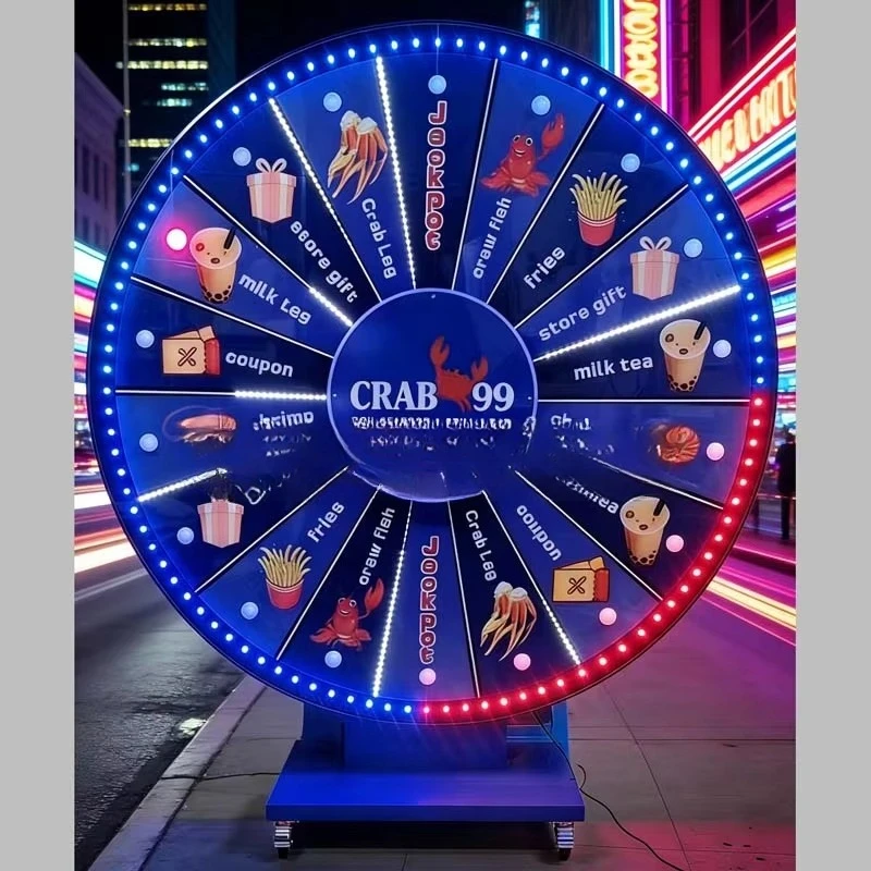 Lucky Wheel Lucky Stand Promotional Ads Prizes Carnival Party Games