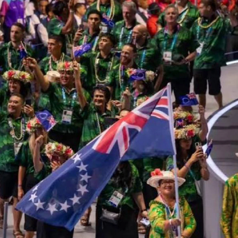FLAGLINK 90x150 CM Cook Islands National Flag For Decoration