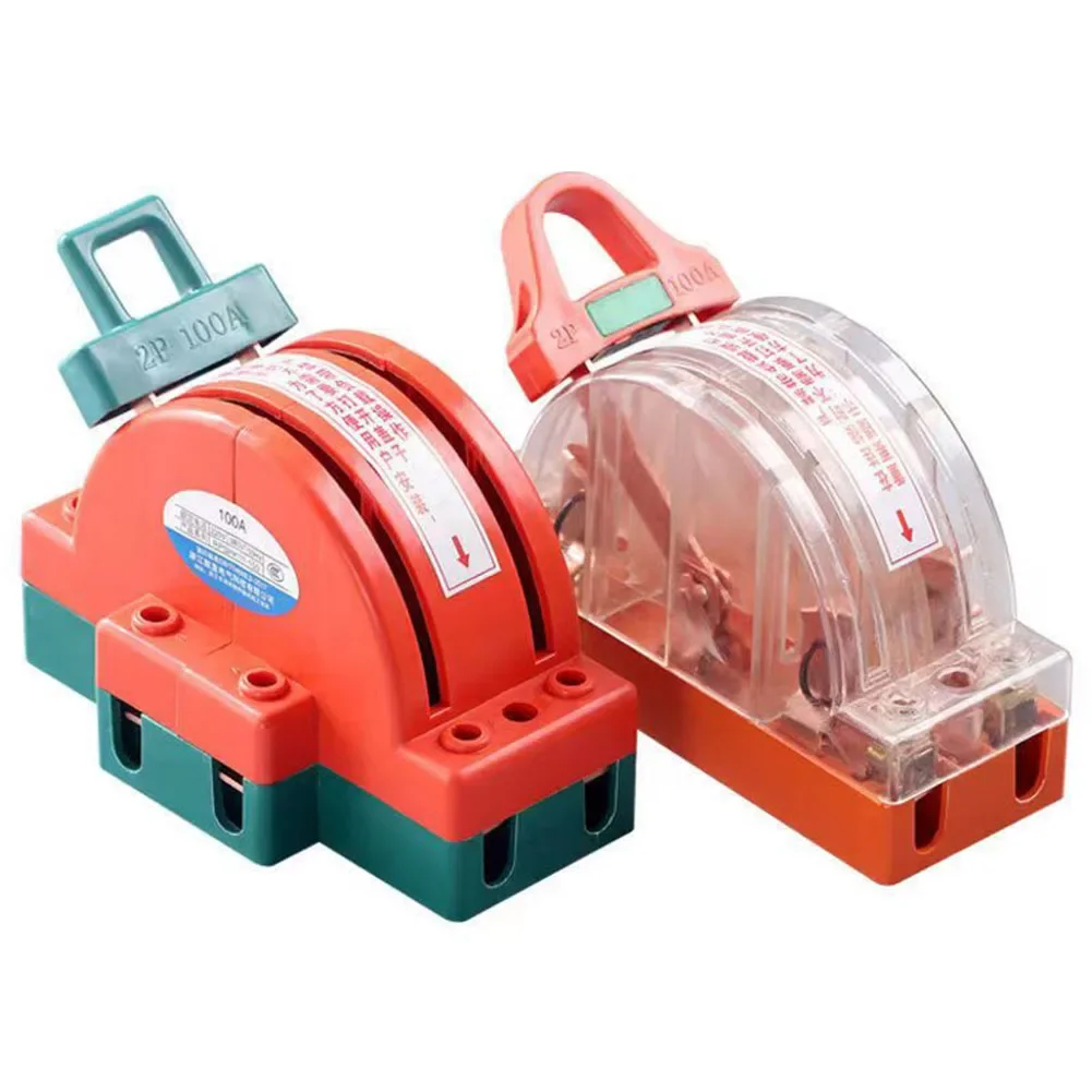 50/60HZ Double Throw Isolating Disconnector Knife Reversing Switch 32A/2P 63A/2P 100A/2P 100A/2P For Fail-safe Circuit Breakers