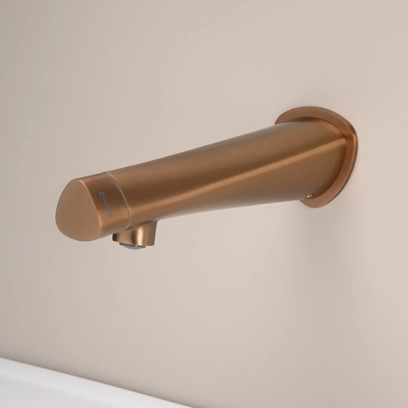 

Single hole concealed wall mounted faucet, all copper brushed rose gold faucet, bathroom hot and cold control faucet GN561SO