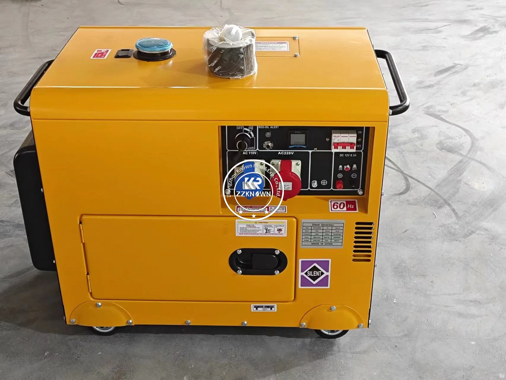 

Portable Silent Diesel Generator Durable Industrial Power Generator Emergency Backup Generator for Outdoor Use