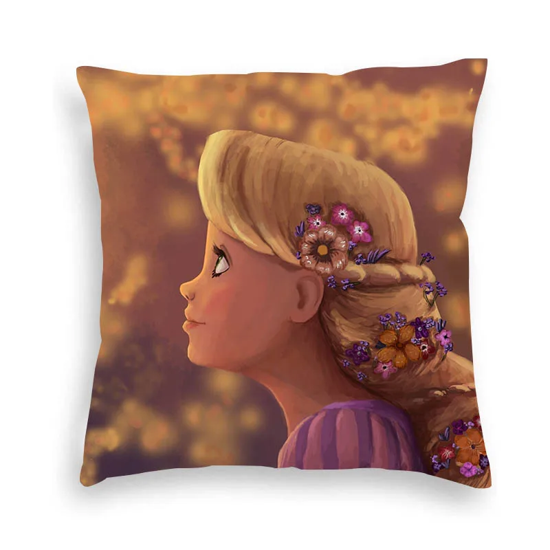 Tangled pillow case Party Decoration Girl Birthday Supplies Rapunzel Decor