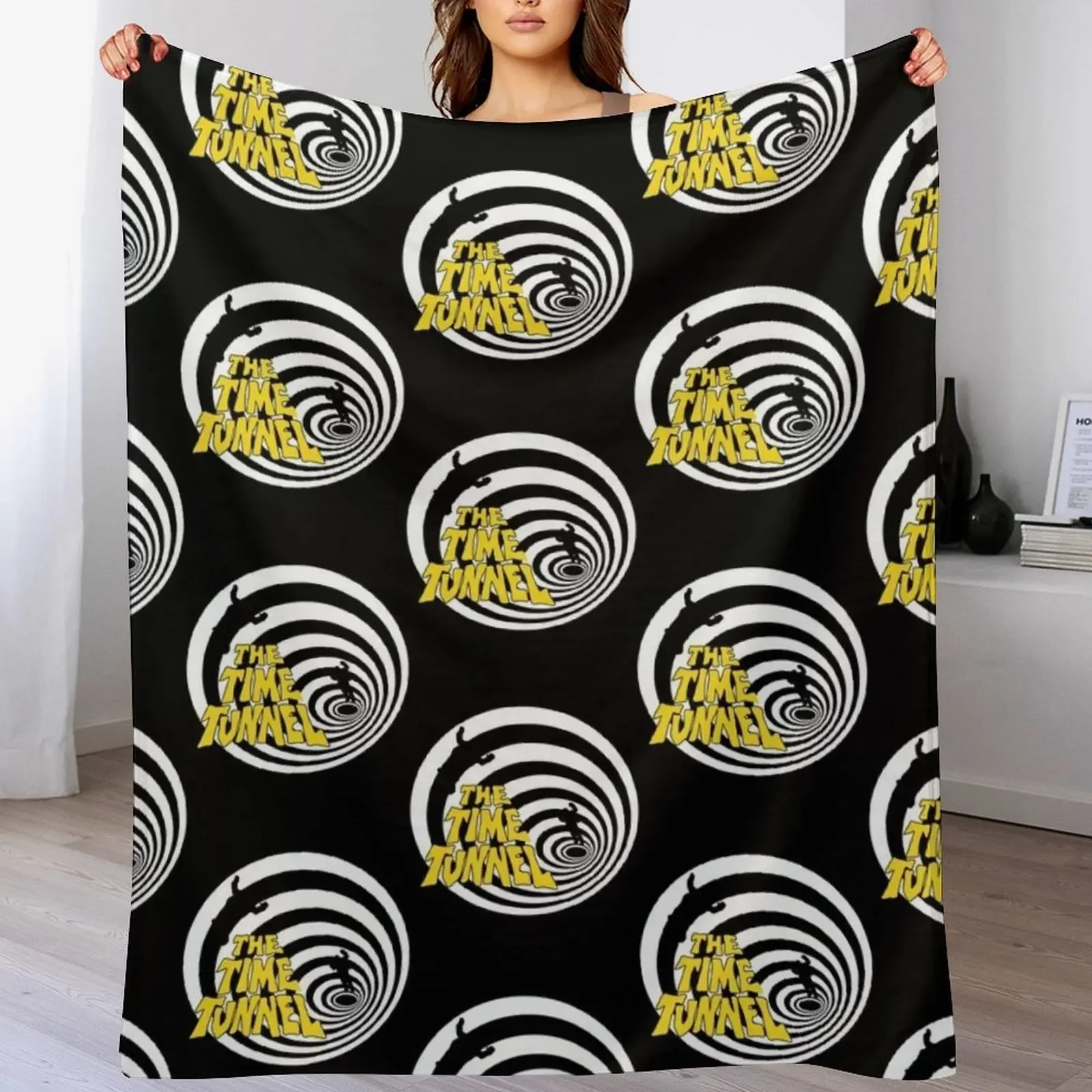 

Time Tunnel Shirt Sticker Hoodie mask Throw Blanket Summer for babies Kid'S Blankets