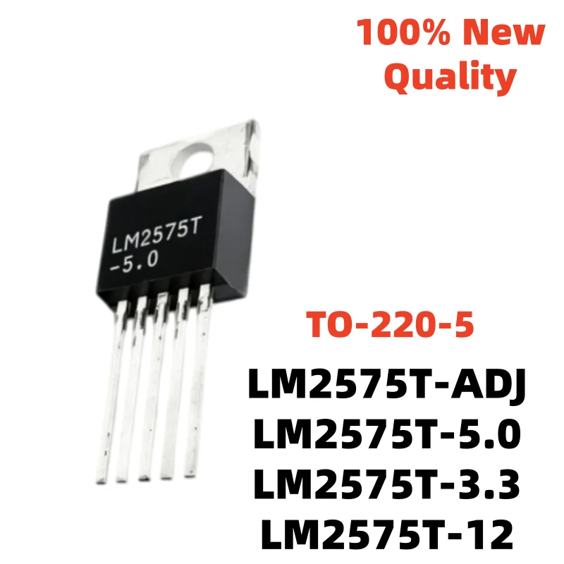 10-30PCS NEW Quality Assurance TO-220-5 LM2575T-12 LM2575T-3.3 LM2575T-5.0 LM2575T-ADJ Voltage chip