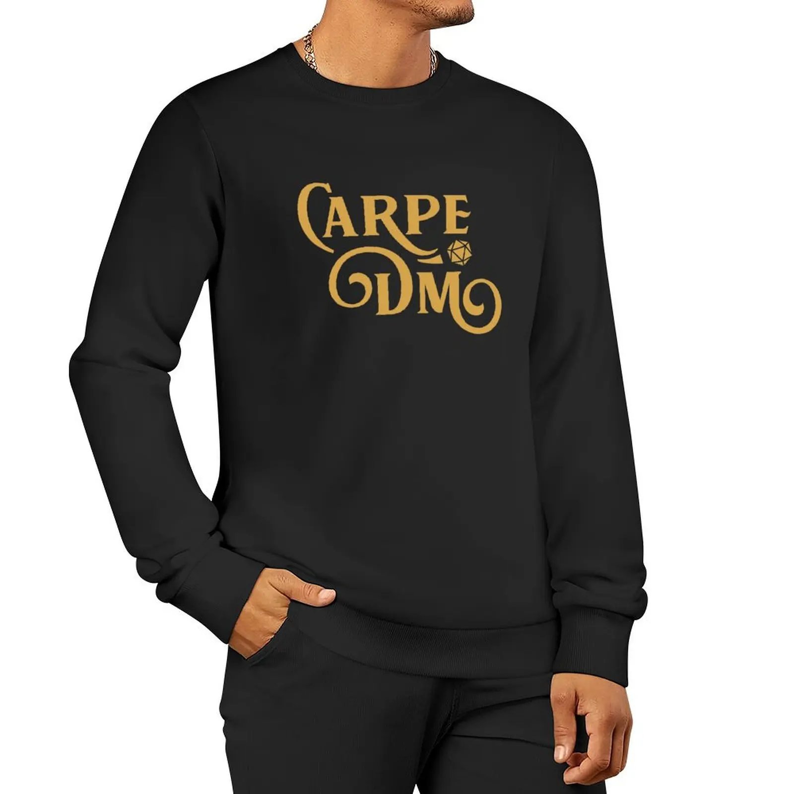 Carpe DM Dungeon Master Tabletop RPG Gaming Sweatshirt men's clothing new sweatshirts