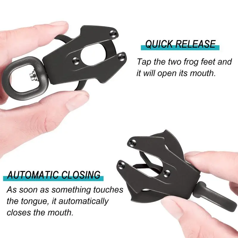 Dog Leash Clasp Dog Leash Collar Linking Swivel Frog Clip Quick Release Locking Pet Supplies Metal Hardware Buckle for Hiking view 5