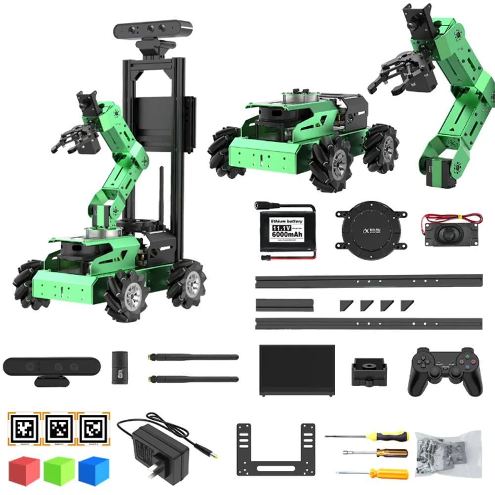 JetAuto Pro ROS Robot Car with Vision Robotic Arm Powered by Jetson Nano Support SLAM Mapping/ Navigation/ Python