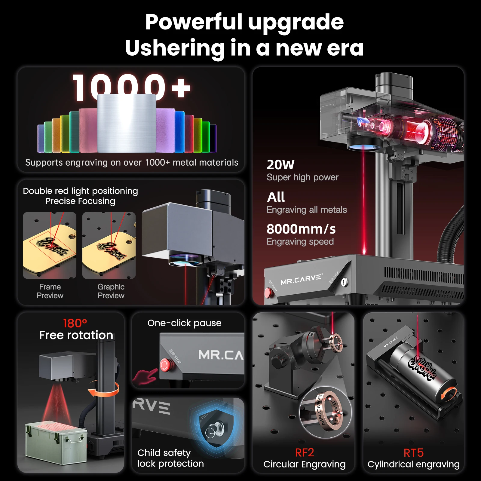 DAJA M1 – Machine de marquage Laser à Fiber Ultra Portable, pour iPhone, Android, ordinateur, bijoux, entreprise, peut graver tout métal et cuir