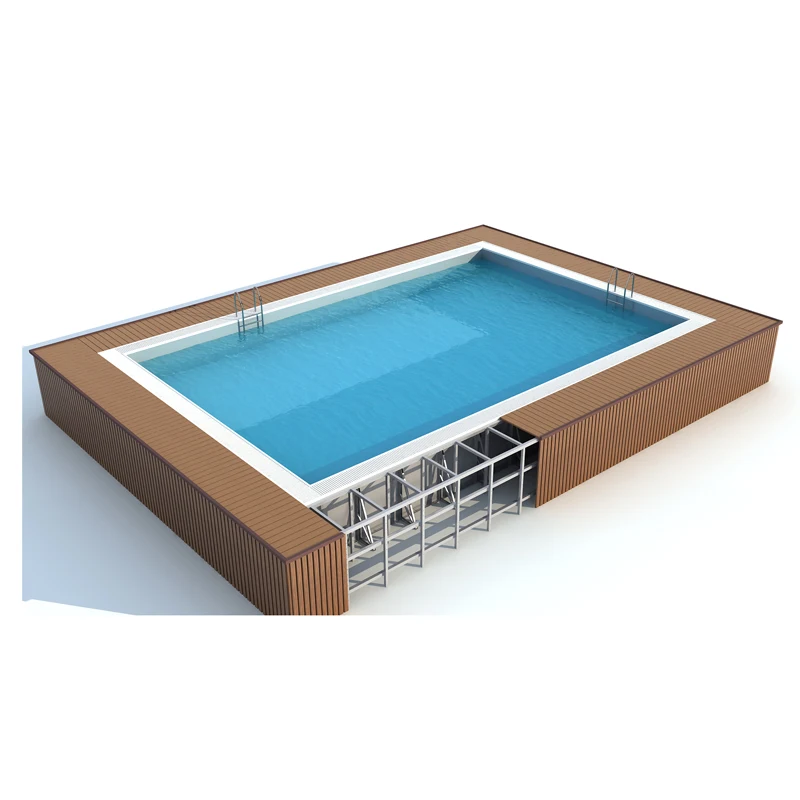 Mini piscina móvil con costo de construcción más asequible