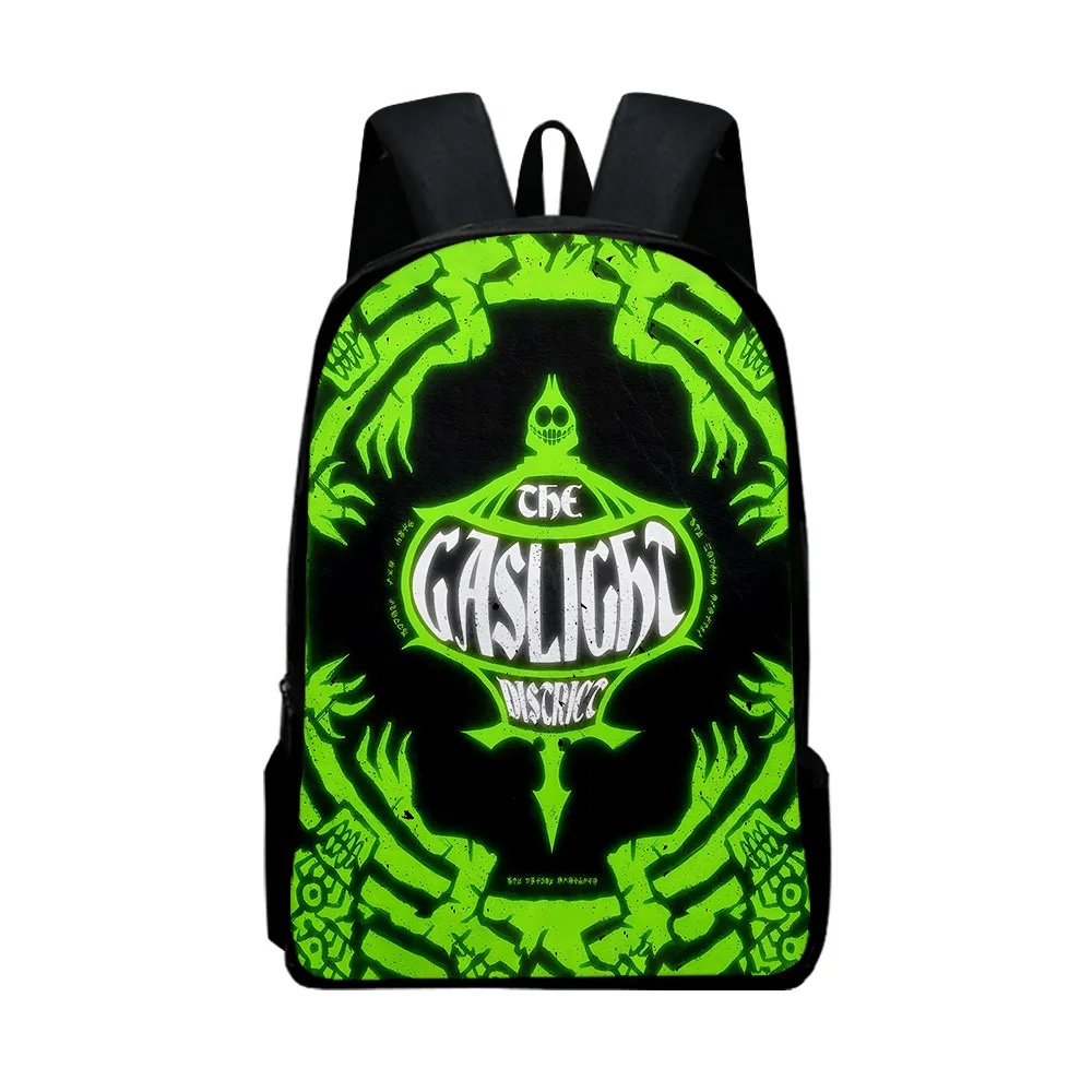 3D New Gas Light District The Gaslight District Backpack Student Backpack Large Capacity
