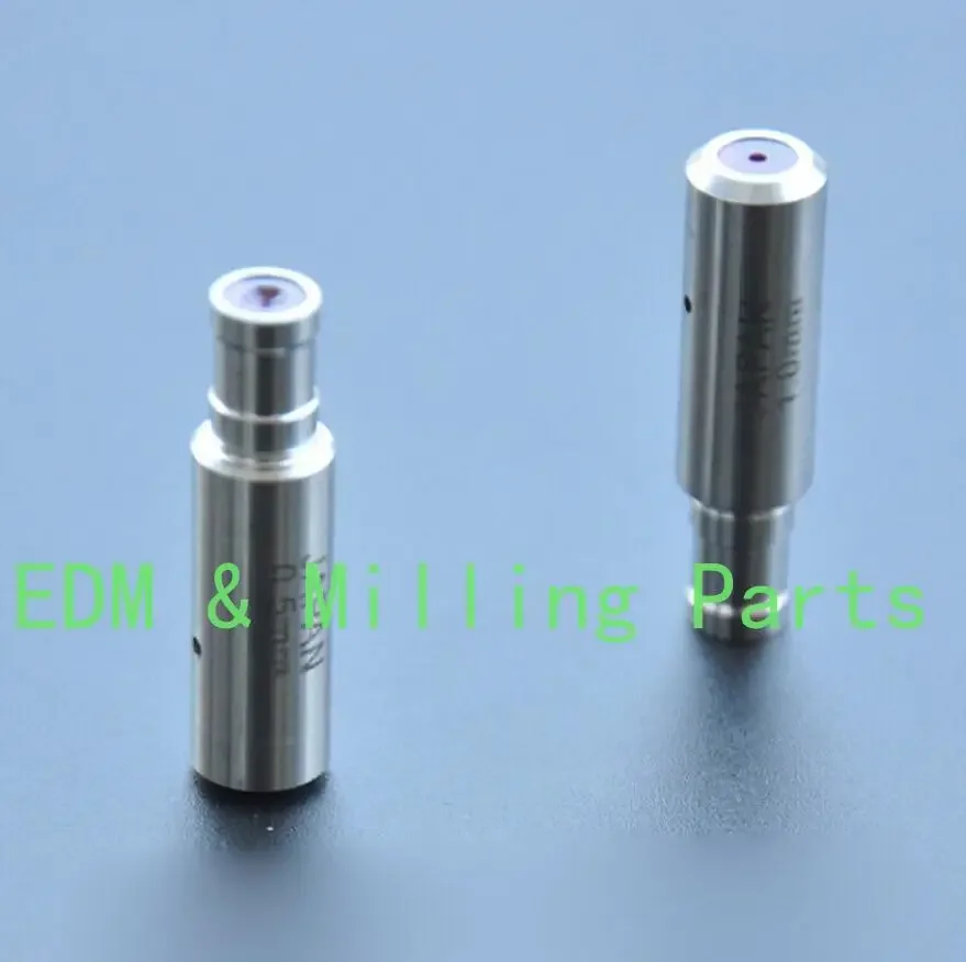 2PCS CNC  EDM Drilling Wire cut Machine Parts Ruby Ceramic Electrode Guide 0.2MM For EDM Wire Cut Mill Part