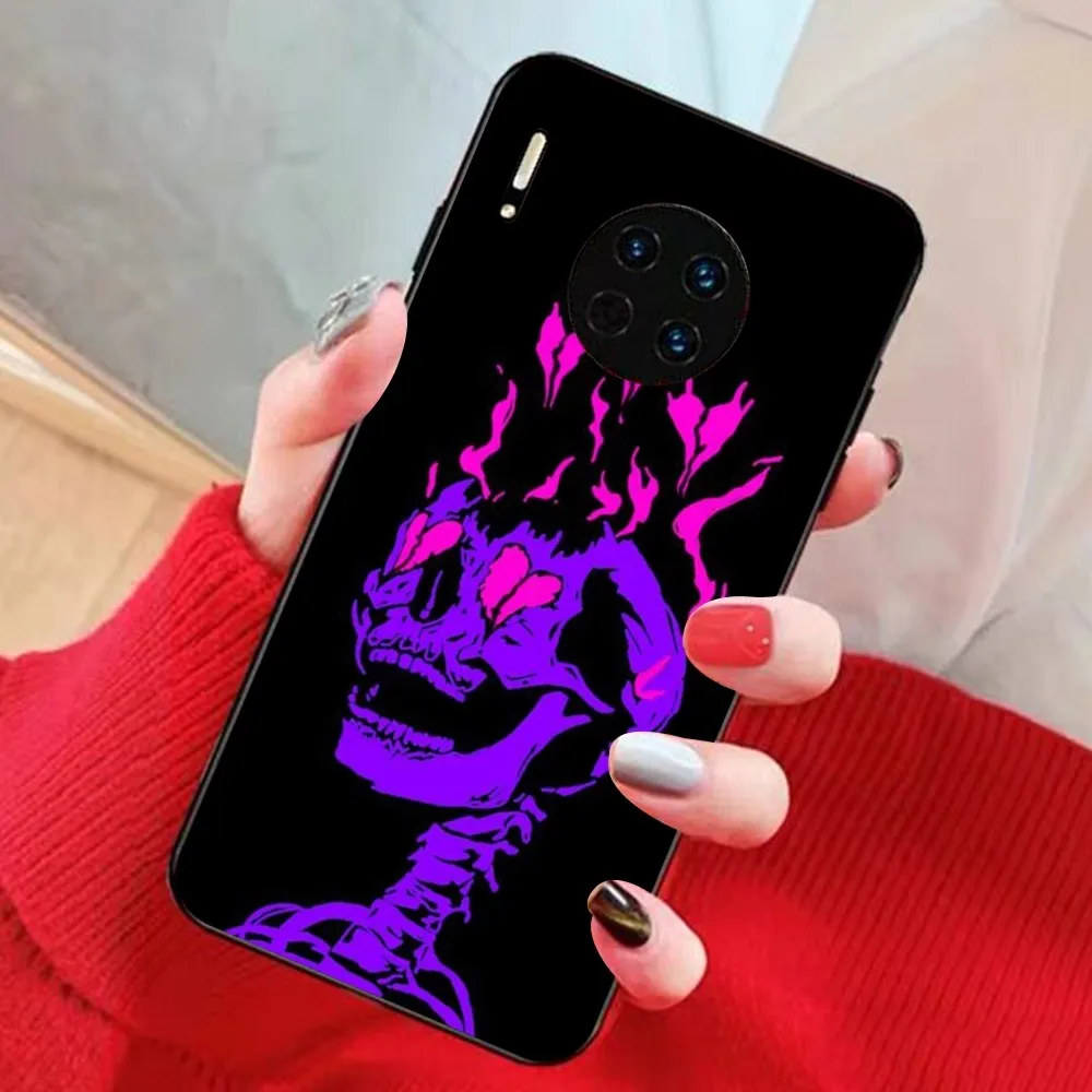 Purple Skeleton Phone Case For Huawei Mate 10 20 30 40 50 lite pro Nova 3 3i 5 6 SE 7 pro 7SE