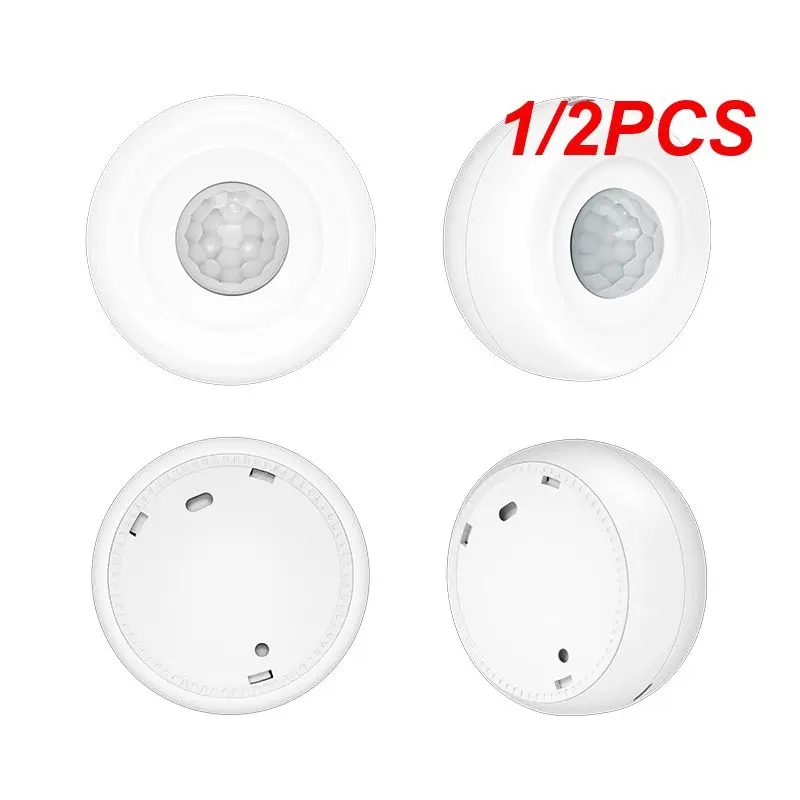 

1/2PCS Tuya WiFi Light + PIR Motion Sensor Smart Home Infrared Passive Detector Security Burglar Alarm Sensor Remote Via