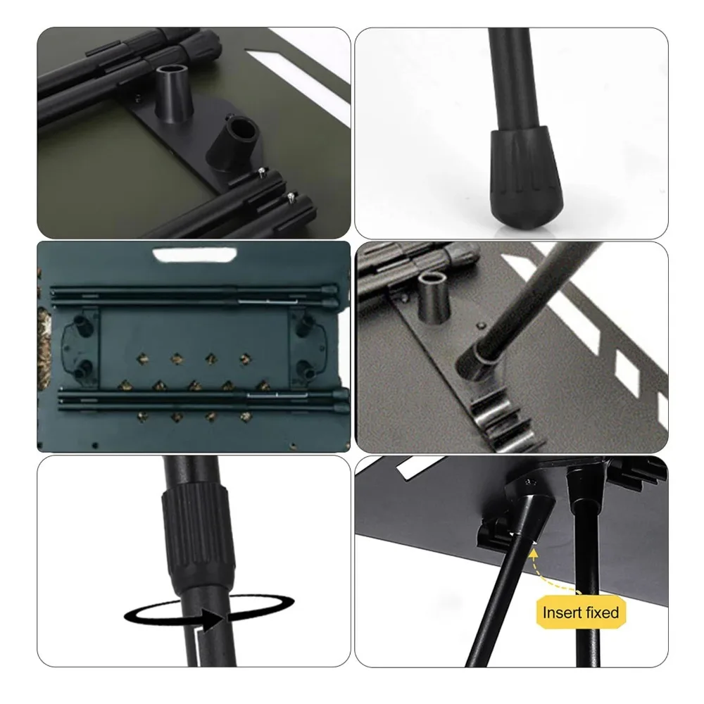 

Прочные складные ножки для стола 14-23 дюйма с нейлоновыми соединителями, портативные регулируемые ножки для стола, складные ножки для стола для улицы и путешествий