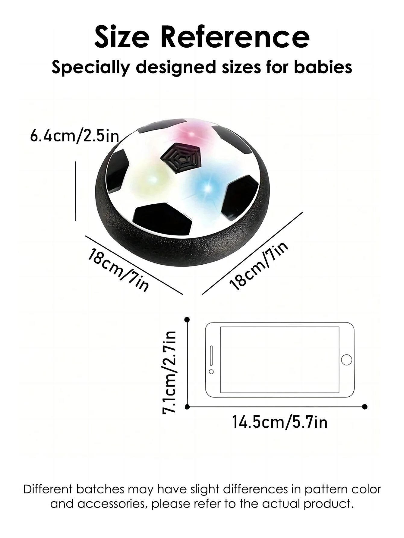 1pcs Floating Football Children\'s Interactive Football Electric Indoor Parent-child Interactive Sports Toys Creative Sports Toys