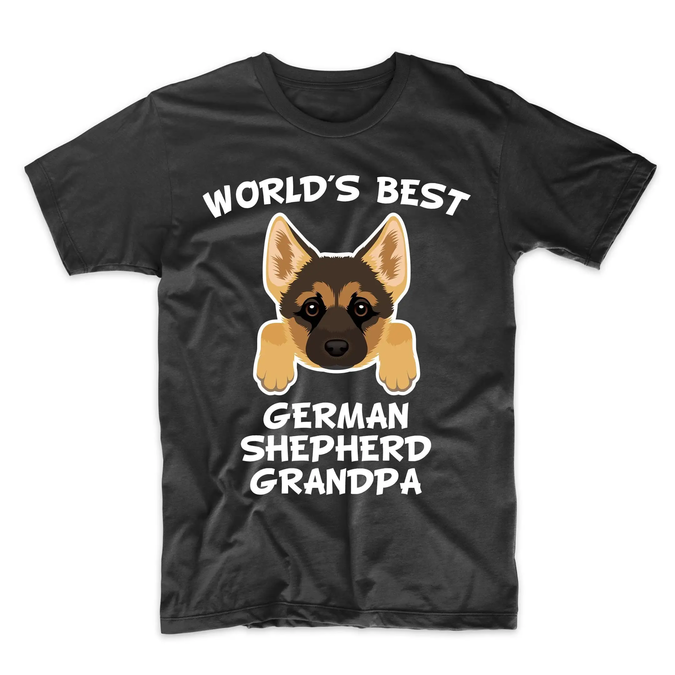 German Shepherd Grandpa T Shirt World'S Best Dog Granddog