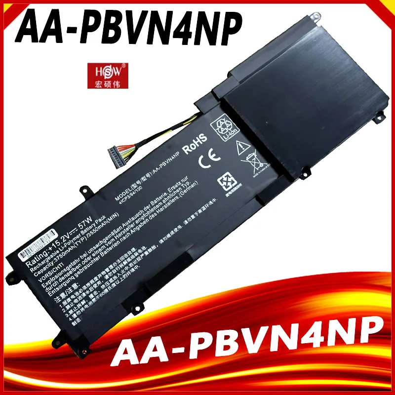 Bateria do Portátil para Samsung Ativ Livro 15.6 Np670z5e Np670z5e-x01 Np670z5e-x01ae Np670z5e-x01ae-slv Np670z5e-x01au Aa-pbvn4np