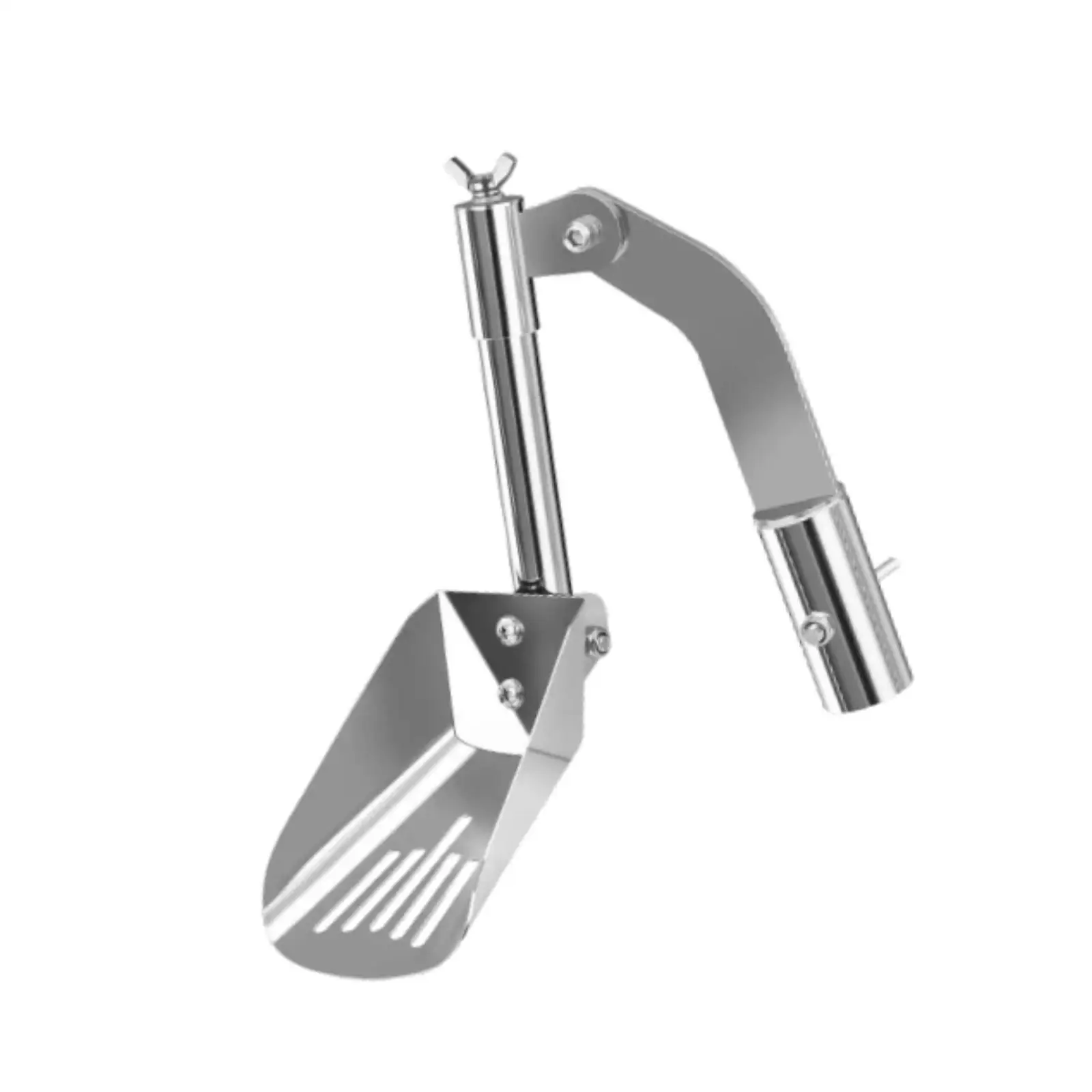 

Лопатка для чистки водостоков из алюминиевого сплава, портативный инструмент для уборки кровли, лопатка для удаления листьев и мусора