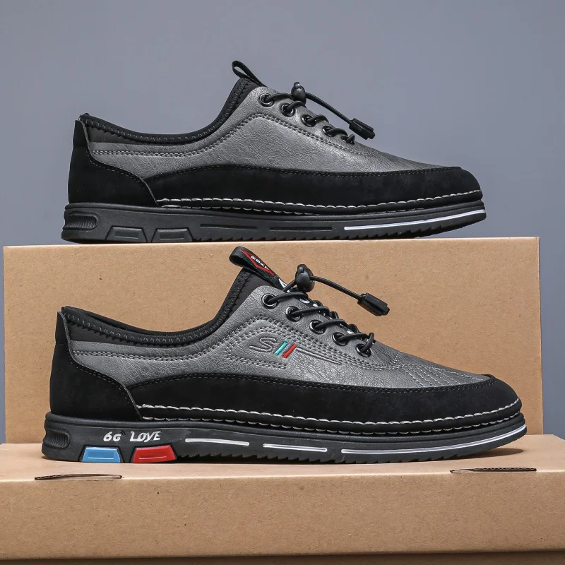 Brand protection 2026 new men's lightweight non-slip breathable wear-resistant running sports fashion versatile casual shoes view 2