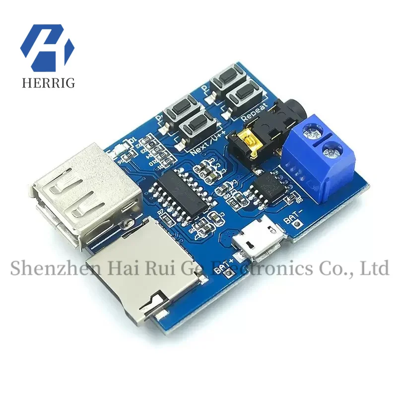 

1PCS MP3 lossless decoder board comes with power amplifier module, decoder, TF card, U disk decoder player