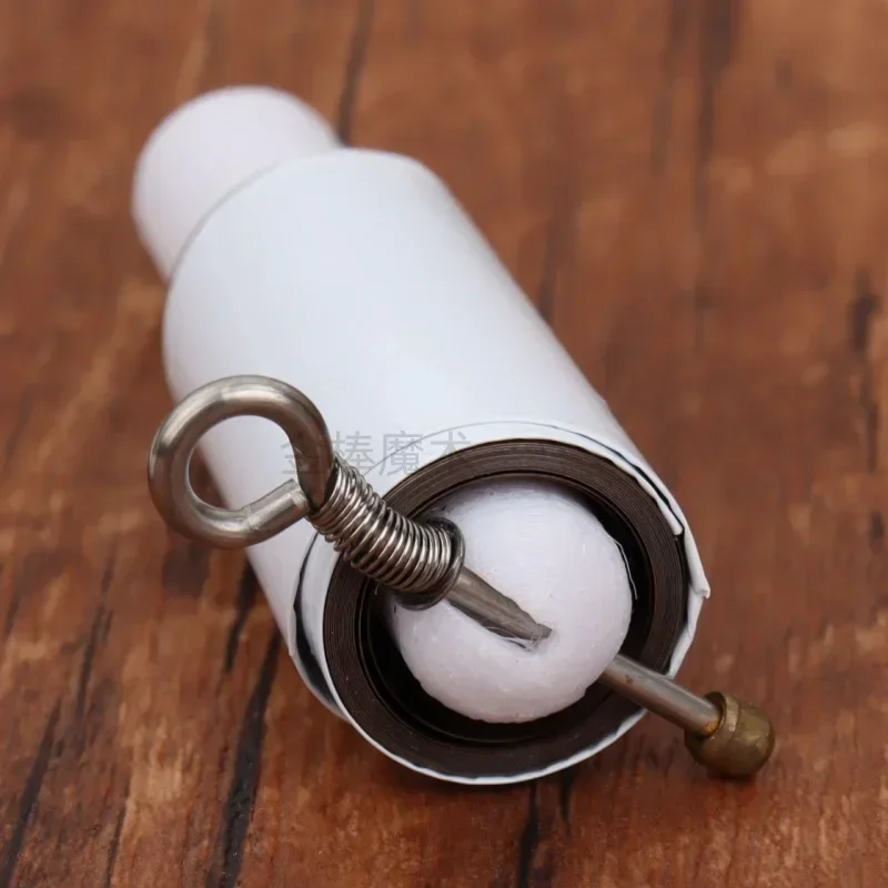 Party Magic Show Włóczka ze stali nierdzewnej Czarny zbliżenie Magiczne sztuczki Mini metalowa laska Magik sceniczny Zabawa Magia