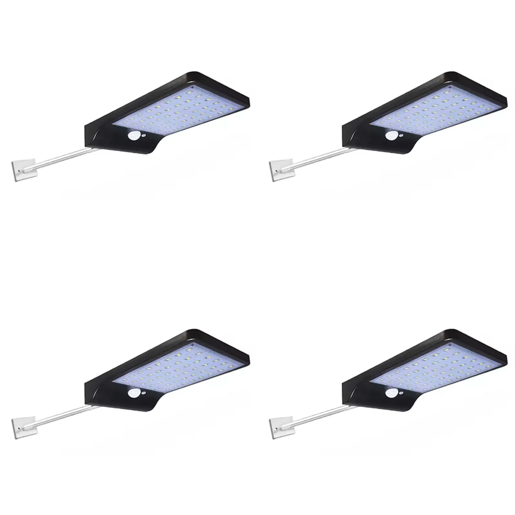 A96T 4X 48 LED Solar Power Street Light PIR Motion Sensor Lamps Garden Security Lamp Outdoor Street Waterproof Wall Lights
