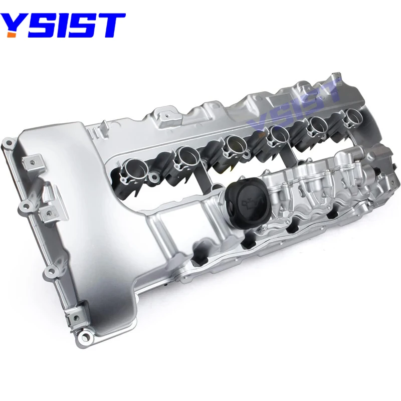 For BMW N54 Aluminum Valve Cover 3.0L Turbocharged 335i 535i 135i Z4 740i X5 F02/E70 E88 E82 E89 E90 E91 E60 X6 740i 11127565284