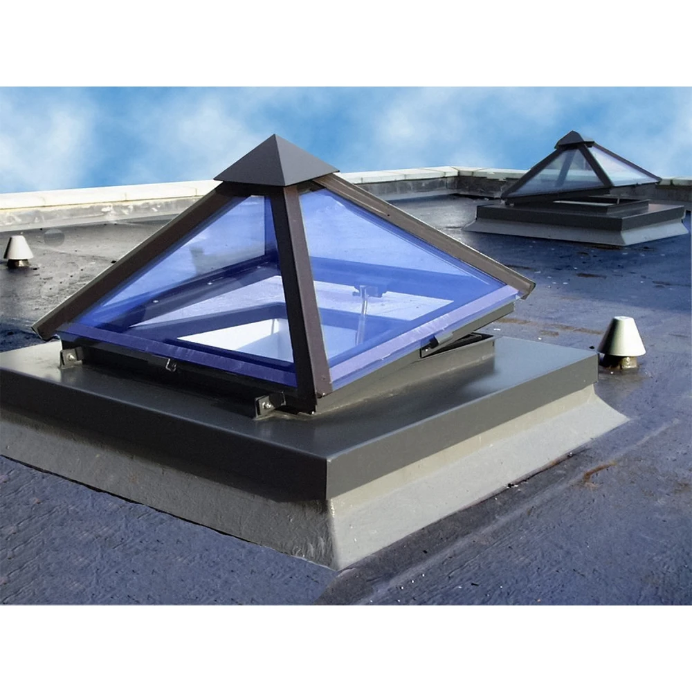 The intelligent chain roof skylight integrates rain and wind sensors, effectively resisting rain and strong winds