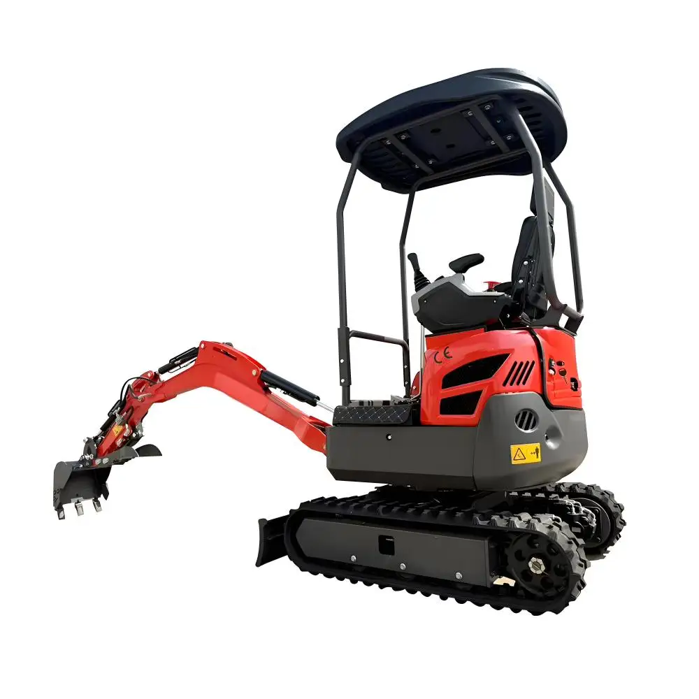 Factory Outlet Mini Escavadeira Chinesischer Bagger 1,5 Tonnen Großhandel Multifunktionaler neuer Raupenbagger Kubota gestempelte Schale