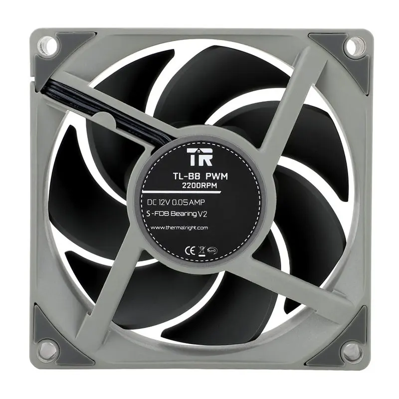 Thermalright TL-B8 8CM chassis fan S-FDB V2 bearing 8cm chassis fan 4pin PWM 2200RPM